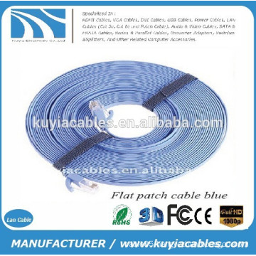 BRAND NEW PREMIUM Cat6 Male to Male RJ45 Ethernet Flat LAN Cable 15M